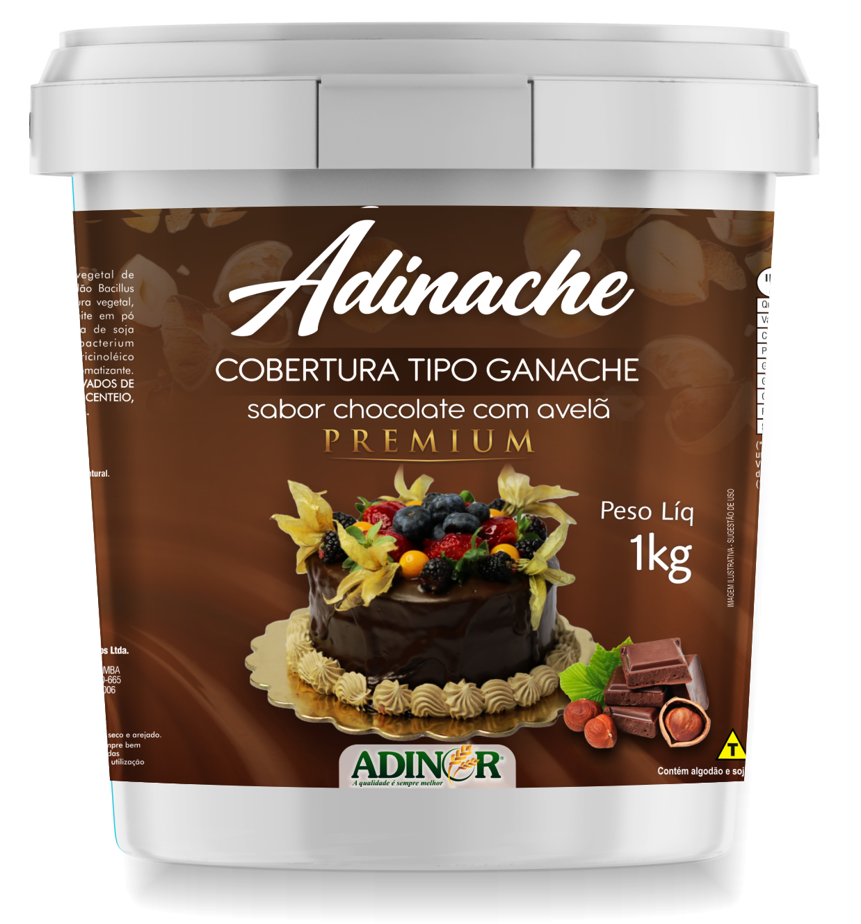 Adinache Sabor Chocolate com Avelã