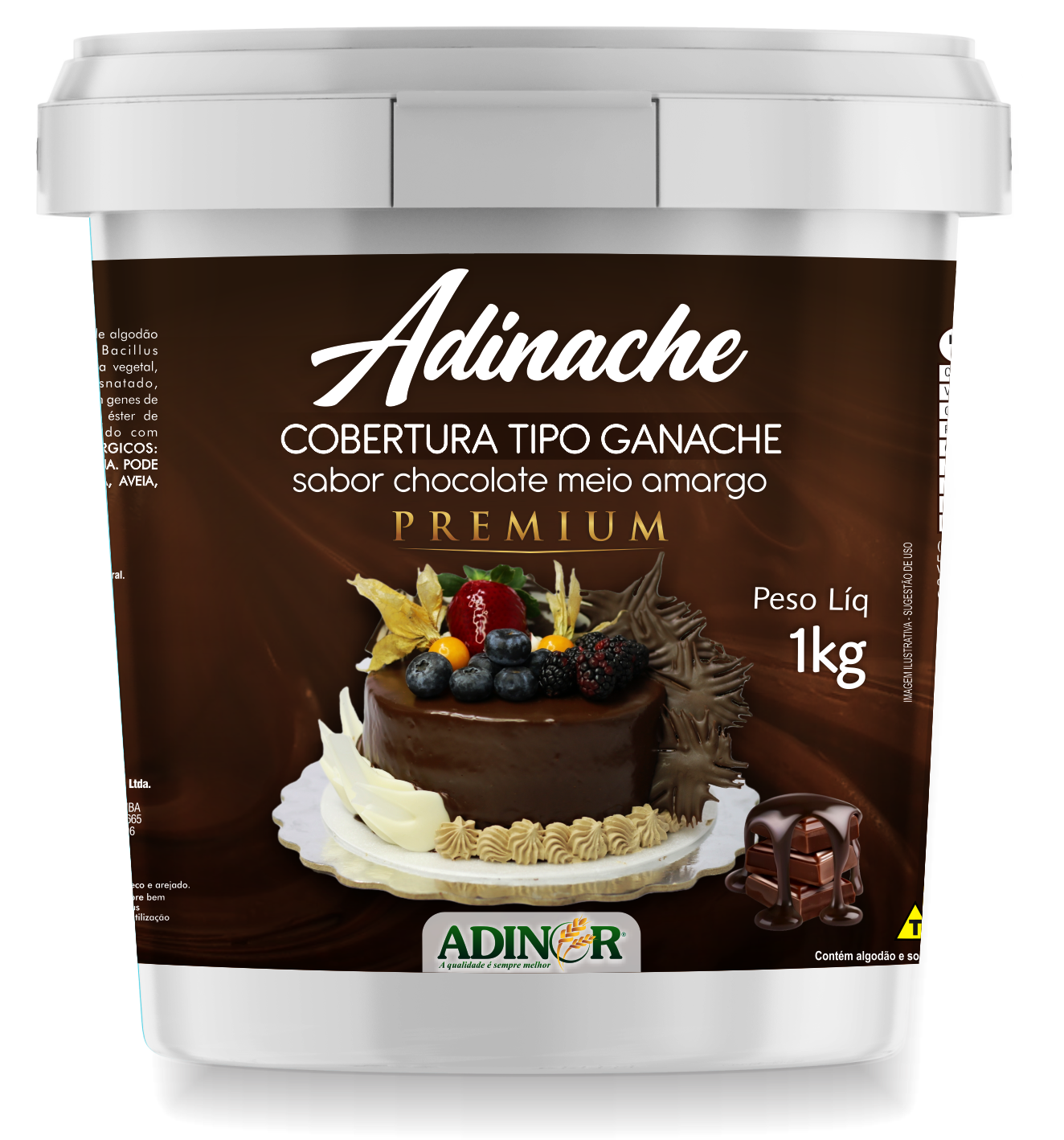 Adinache Sabor Chocolate Meio Amargo