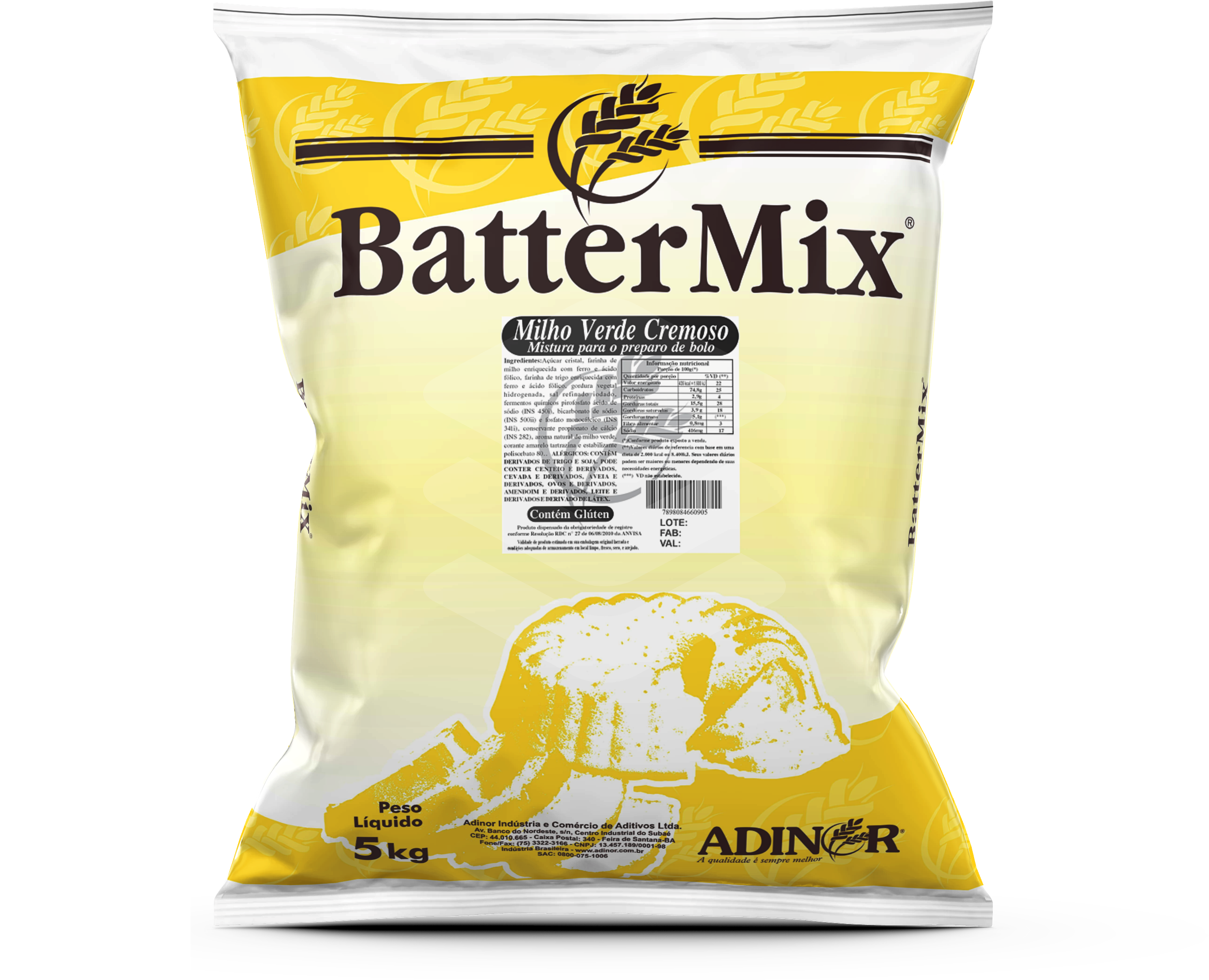 Battermix Milho Verde Cremoso